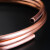 T2紫铜盘管空心紫铜管软态空调铜管散热圆管铜毛细铜管加工 需要1米的联系客服