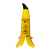 定制适用小心地滑台阶安全警示牌禁止停车标志酒店用品立式香蕉皮路锥创意 60cm香蕉锥（正在维修） 60x30cm