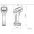 何健弓海康机器人MVIDH7010系列高性能二维码扫描器扫码枪无线手持工业 MV-IDH7010B-07-NR-L(无线)