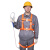 五点式安全带单腰带高空作业安全绳套装保险带电工耐磨户外工地 单大钩
