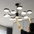 NVC雷士照明客厅吊灯现代简约大气2024年新款饭厅卧室LED高级感主灯 1001-6头/不带遥控 标准 10x10x10cm 10W