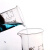 玻璃烧杯 低型烧杯 牛奶杯 高硼硅耐高温刻度杯 实验器材玻璃加厚量杯25 50 100 150 250ml (蜀牛)