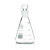 玻璃具塞三角烧瓶 磨口锥形瓶带刻度高硼硅玻璃烧瓶 150ml