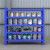 奈高（NAIGAO）货架仓储仓库货架中型库房货架铁架子蓝色主架150*50*250cm五层
