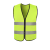 反光背心马甲反光衣外套夜光透气萤光衣驾驶员安全服环卫工人拉炼 蓝布黄条