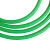 pu圆皮带圆条聚氨酯工业传动带圆形带o型带TPU棒橡胶条牛筋实心绳 绿色粗面5mm(1米价)