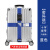 行李箱绑带十字打包带安全固定托运旅游箱子保护束紧加固带捆绑绳 升级款-密码锁(十字)蓝色