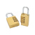 小锁u型锁密码锁 行李箱包锁 密码挂锁 更衣柜健身房锁 3号（3轮大号) 1件价 