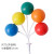 六一蛋糕插件蛋糕装饰气球网红ins儿童节10个装马卡龙彩色气球 8头气球插件10个