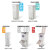 日式双层分类垃圾桶干湿分离厨房余带盖大号带轮防臭 下单送垃圾分类标贴(全国