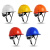 安全帽工地男ABS建筑工地加厚施工电工透气盔国标领导监理定制 红色