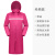 全身防暴雨男女款户外便携雨披单人加厚长款雨衣 经典款(单层)-玫红 XL