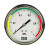 反光防水仪表指示贴压力表标签4/1整圆压力表标识贴 10cm压力表1/4圆(下单备注颜色)一张10条