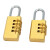雨林军 密码锁 防盗锁 柜门锁 黄铜密码挂锁 4轮大号 单位：把