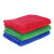 天气不错超细纤维洗车毛巾擦车布玻璃清洁毛巾 30*70 蓝色+绿色+红色3条装