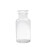 加厚广口玻璃试剂瓶磨砂药瓶分装密封细口瓶化学小口瓶棕茶色透明 棕色细口-60毫升