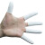 厚创 乳胶手指套 一次性工业橡胶劳保 美容美甲粉笔点钞手指套 白色(手卷)大码/700个