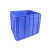 塑料水箱塑料桶水产箱物料盒零件盒整理框水桶方形 140K红色74535415cm