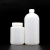 JESERY塑料大口小口试剂瓶白色 取样瓶加厚带刻度防漏PE实验用塑料试剂瓶小口 250ml