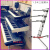 星帝（XIODLER）双层电子琴架支架通用midi键盘器电钢乐谱双排铝合金飞机架 高度1.2米银+话筒架+乐谱架