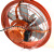 六叶圆形排风扇大功率轴流风机工厂仓库排气扇厨房工业窗式加厚网 FA-50 220V-350W