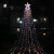 孔柔D圣诞节圣诞树太阳能灯串挂树灯彩灯装饰户外五角星瀑布流水灯 大五角星暖色 低压插电款