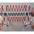 米逡可移动式玻璃钢片式围栏电力施工伸缩围栏安全绝缘隔离围栏防护栏 1.2米高*2.5米长(标准)