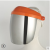 强化版电焊防护罩脸部轻便头戴式焊工防雾面罩全脸防护防烤脸焊帽 银色面罩