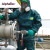 ALPHATEC重型连体防化服耐酸碱有毒气体防护服工厂危险品运输 4000防酸性两件套 XL码
