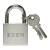 肯德基门锁铝合金型材门双头面锁芯锁胆有框玻璃门配件地锁 通用 亚光底部6m三把钥匙