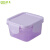 迷你小盒子食品级辅食保鲜盒酱料零食分装收纳便携密封塑料留 60ml香芋紫