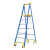 P170-8CNFG玻璃钢平台梯3.4米工业级绝缘人字梯带 P170-7CN FG 3.2米