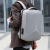 SUNMAN男士双肩包电脑包15.6英寸男女背包中大学生书包商务旅行通勤包 粉色 15.6英寸