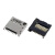 树莓派microSD卡连接器卡槽 拔插式TF卡卡座 存储卡推拉式SD卡座 拔插式卡座 MicroSD SDTF卡