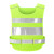 海斯迪克 反光背心马甲 交通环卫警示反光衣可印字 晶格荧光黄