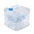 户外可折叠水袋大容量储水袋登山旅游便携式塑料储水桶露营蓄水囊 10L透明带龙头款（148一个）