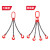 亨仕臣 起重链条吊索具 12吨，长度5米，4腿 套