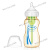 布朗博士奶瓶PPSU婴儿仿母乳新生儿宽口防胀气奶瓶1岁以上断奶 PPSU材质 经典版270ml 270ml 0-3个月