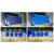 幼儿园床幼儿园帆布床配件塑料床脚蓝布格子布万向轮全蓝格子滑轮 塑料万向轮大4个/套