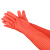 出极 乳胶手套 防水防滑耐酸碱胶皮手套 单位:双  56CM加长加厚5双 