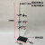 大号铁架台 加厚标准全套 高60厘米方座支架 化学实验室 教学仪器 标准配件大铁圈