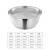 谋福 不锈钢盆圆形汤盆 厨房烘焙打蛋盆加厚和面盆（304盆+304盖子  28CM）