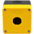 德力西LAY5SHZ单孔按钮盒1孔 2孔 3孔黄色急停按钮盒开关盒接线盒 2孔灰白色