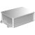 铝合金外壳仪表监控防水盒铝壳接线端子盒铝型材盒子定制160*120 .B款16012050墨玉黑深灰塑盖