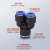 贝傅特 气管三通接头 气动塑料快插等径变径Y型W型气管接头元件 经济蓝色款 PW-10-8 