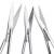 赫思迪格 实验用剪刀 不锈钢实验室剪手术剪刀 手术直尖14cm HHW-916