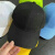 潮梦城10个月到18岁夏防晒帽子卡通墨镜飞行员眼镜帽子猫耳朵眼镜棒球帽 光版棒球帽 黑色 9到15岁 54到56厘米