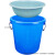 泔水干湿过滤分离带滤网大号厨房垃圾桶厨余茶叶茶水沥水潲水桶篮 银灰色60K型沥水篮