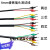 两芯2F三芯2F四芯线4mm香蕉插头多芯导线3KV高压试验线 五芯 4平方 10m