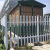 变压器护栏PVC塑钢 玻璃钢护栏围栏电力栅栏幼儿园学校配电箱隔离 1.5米高立柱元/米